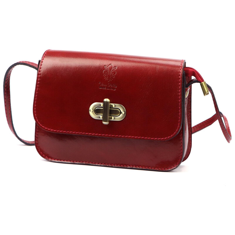 Kožená kabelka Florence vínová KZ57378 63260907