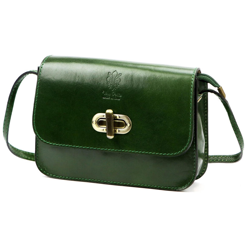 Kožená kabelka Florence zelená KZ57375 63260910