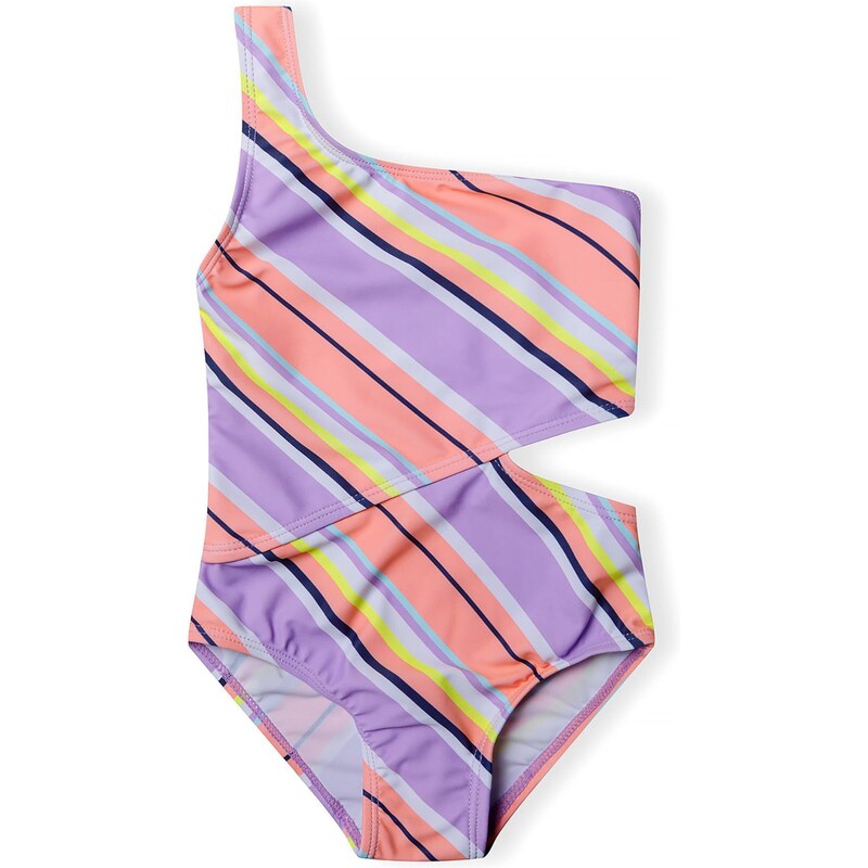 MINOTI Jednodielne plavky žltá / svetlofialová / lososová / čierna 63261807