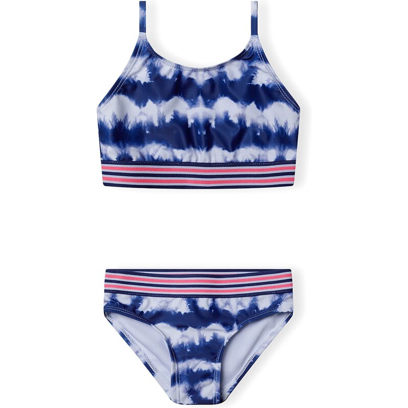 MINOTI Bikiny dymovo modrá / tmavomodrá / pitaya / biela 63261809