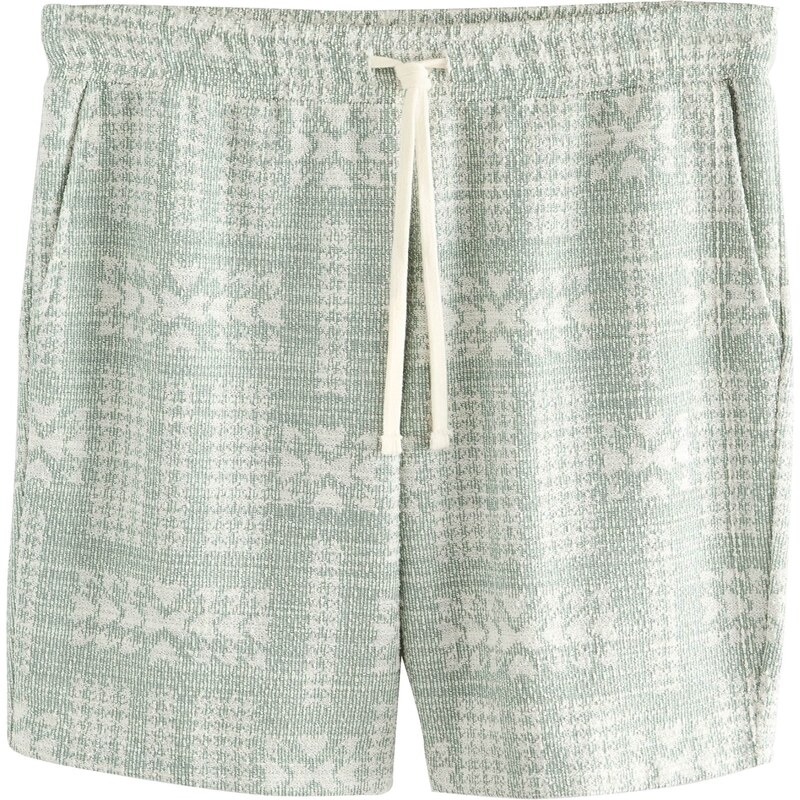 Next Nohavice pastelovo zelená / biela 63262087