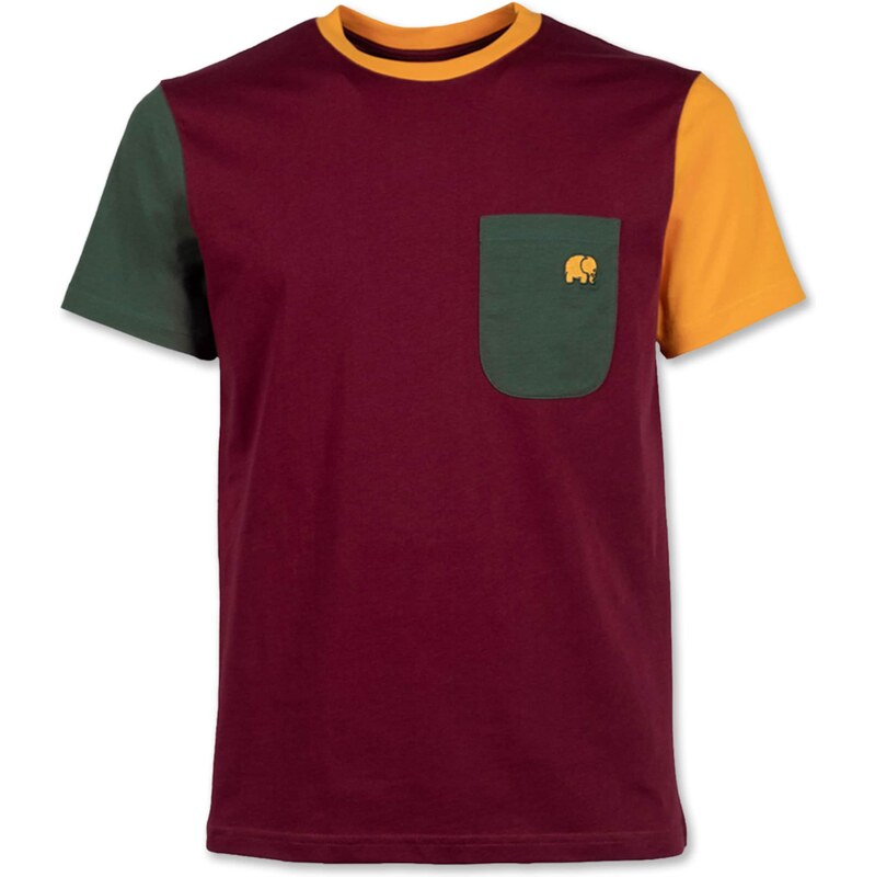 Trendsplant Tričko kaki / oranžová / tmavočervená 63262204