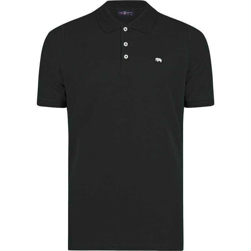 Jimmy Sanders Tričko čierna / biela 65650464