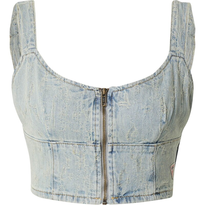 GUESS Originals Top modrá denim 63262229