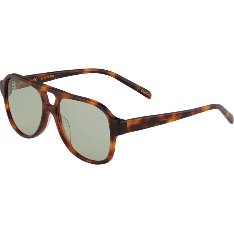 Corlin Slnečné okuliare hnedá / pastelovo zelená / čierna 63262555