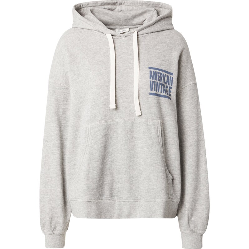 AMERICAN VINTAGE Mikina zafírová / sivá melírovaná 63262380
