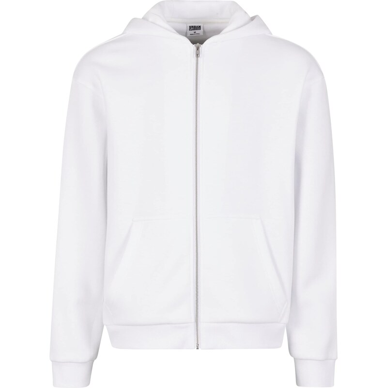 Urban Classics Tepláková bunda strieborná / biela 63413336