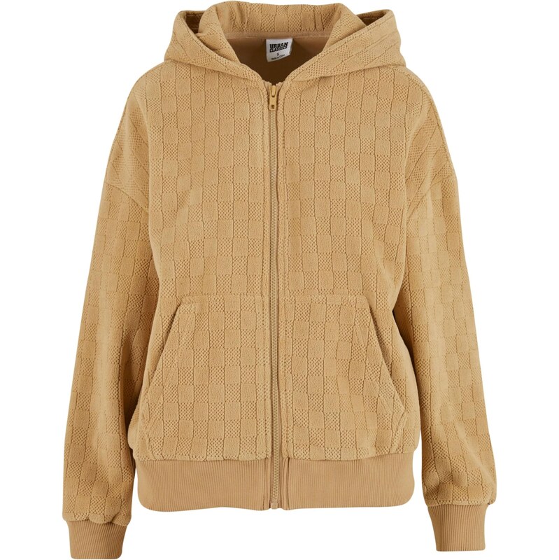 Urban Classics Tepláková bunda farba ťavej srsti 65874082