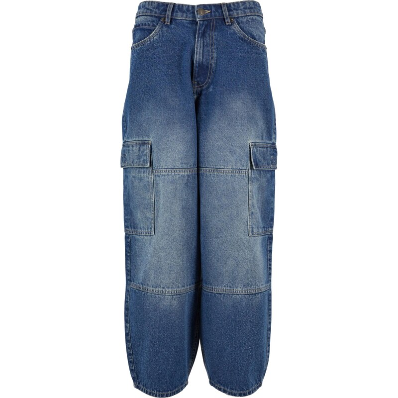Urban Classics Rifľové kapsáče modrá denim 65874563