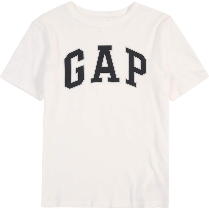 GAP Tričko sivá / čierna / biela ako vlna 62890831