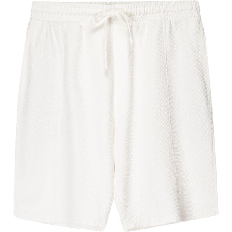 Bershka Nohavice šedobiela 63262718