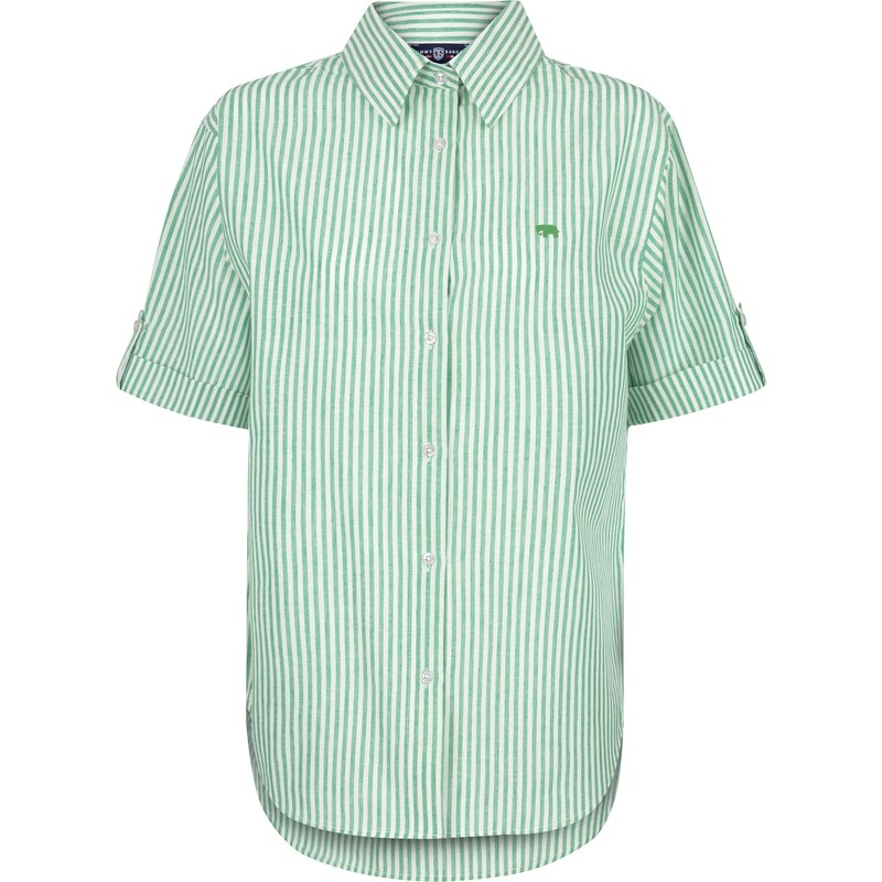 Jimmy Sanders Blúzka zelená / biela 65650502