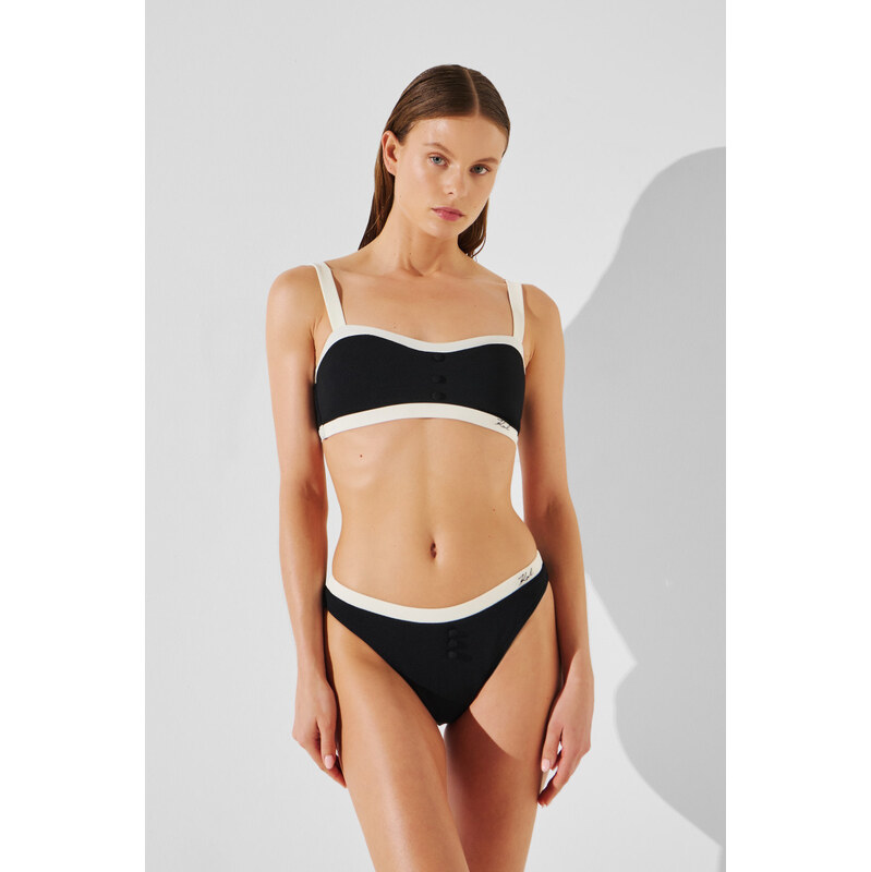 PLAVKY KARL LAGERFELD MONOCHROME BANDEAU 63262865