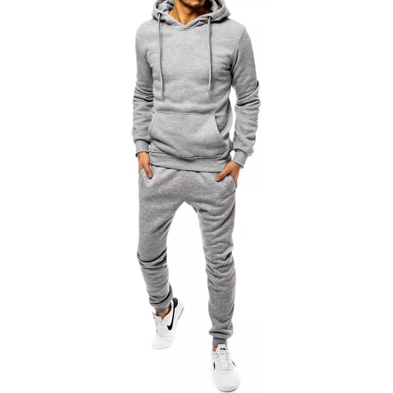 Dstreet Tepláková súprava v svetlo-šedej farbe 63264851