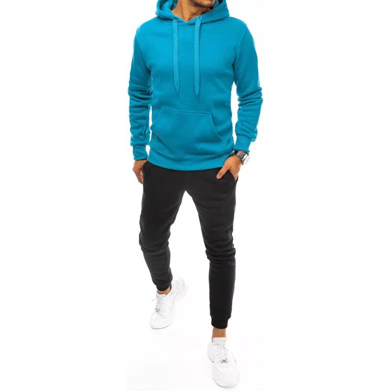 Dstreet Pohodlná nebesky-čierna tepláková súprava 63265092