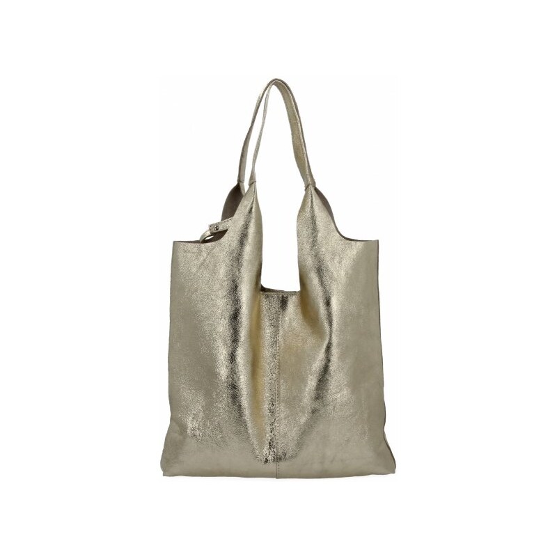 Vittoria Gotti Talianska Kožená Kabelka Shopper Bag s Kozmetickou 165 63265186