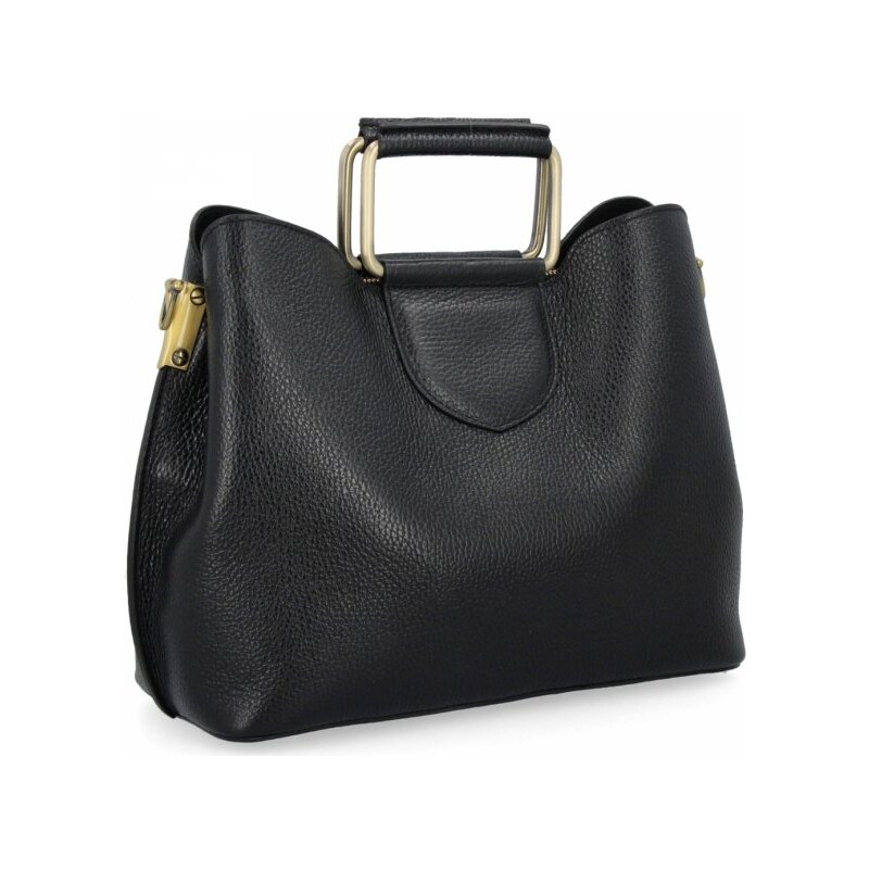 Vittoria Gotti Kožená Talianska Kabelka Listonoška Trojkomorová 565 63265207