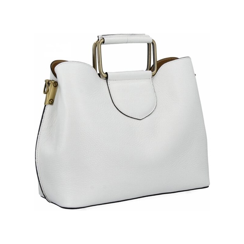 Vittoria Gotti Kožená Talianska Kabelka Listonoška Trojkomorová 565 63265208