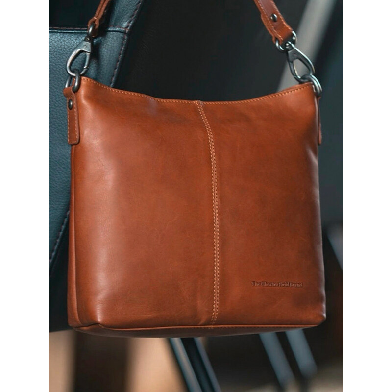 Dámska kožená crossbody kabelka The Chesterfield Brand Beria - koňak 61852561