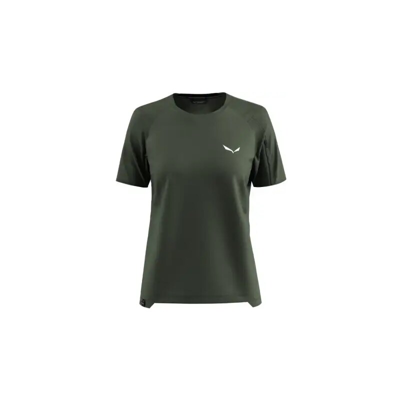 E-shop Salewa Puez AM Hyb dámske tričko krátky rukáv Dark Olive vel. S