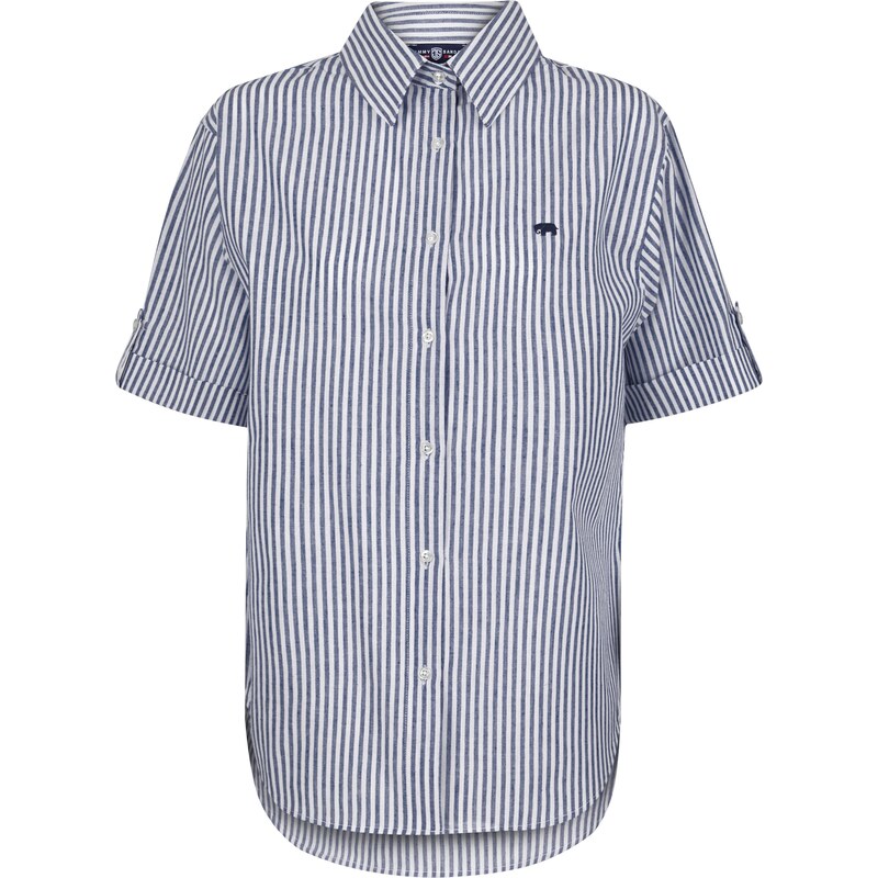 Jimmy Sanders Blúzka námornícka modrá / tmavomodrá / biela 65650503