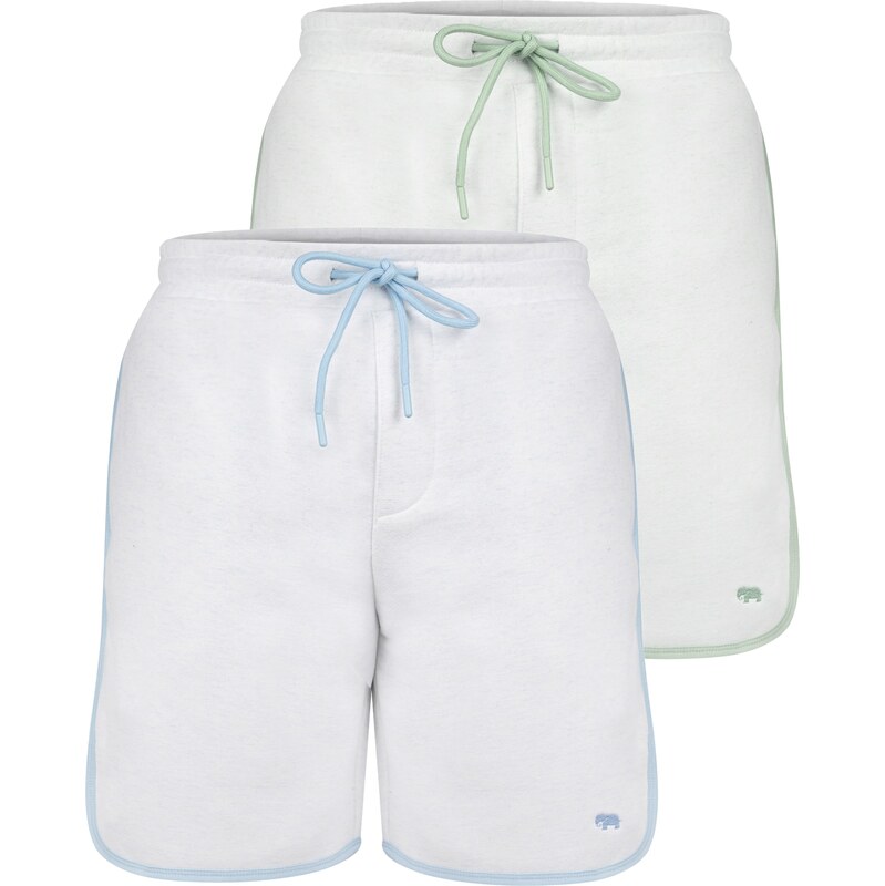 Felix Hardy Nohavice pastelovo modrá / pastelovo zelená / biela 64438003