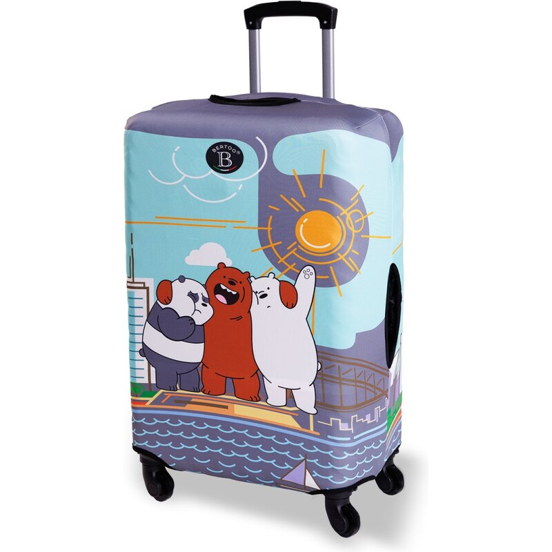 Obal na cestovný kufor BERTOO - Bears 63269786