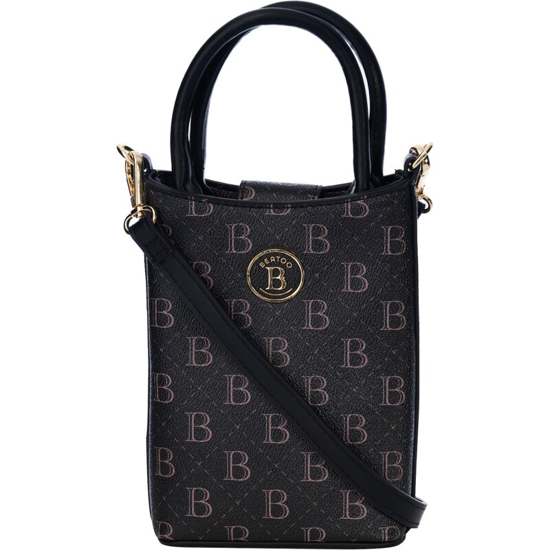 Dámska kabelka BERTOO Francesca čierna/logo 63269826