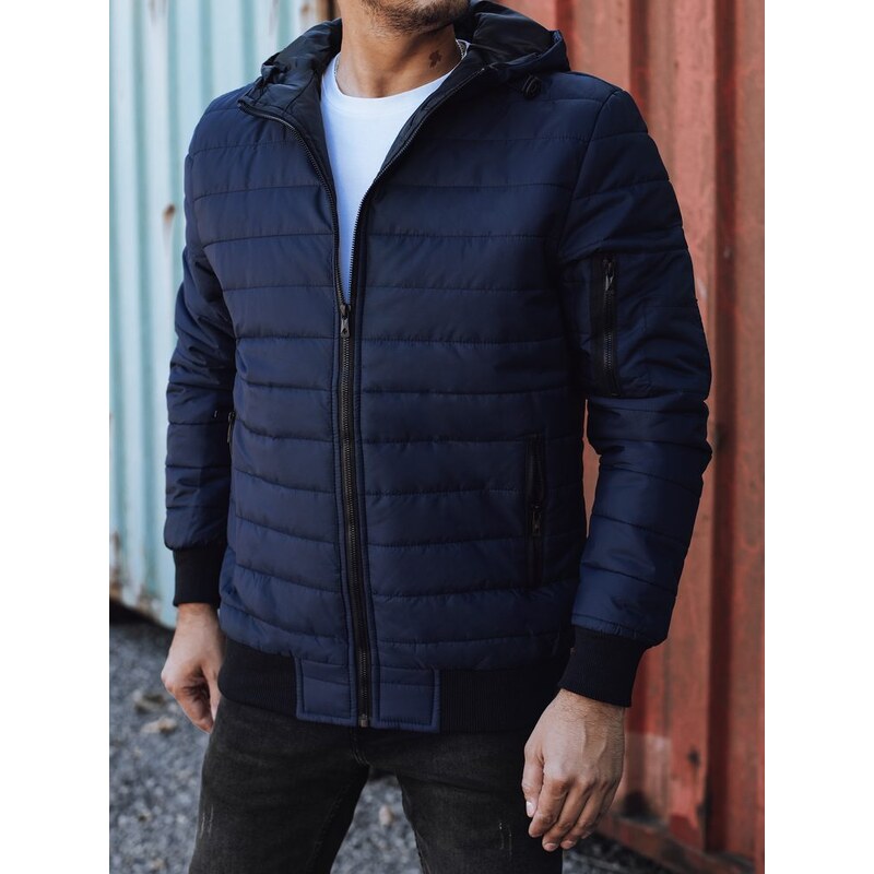 Dstreet Prešívaná modrá prechodná bunda 63272193