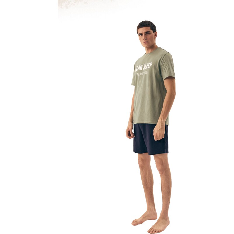 HENDERSON Pánske pyžamo 42614 Sleeper green 63284374