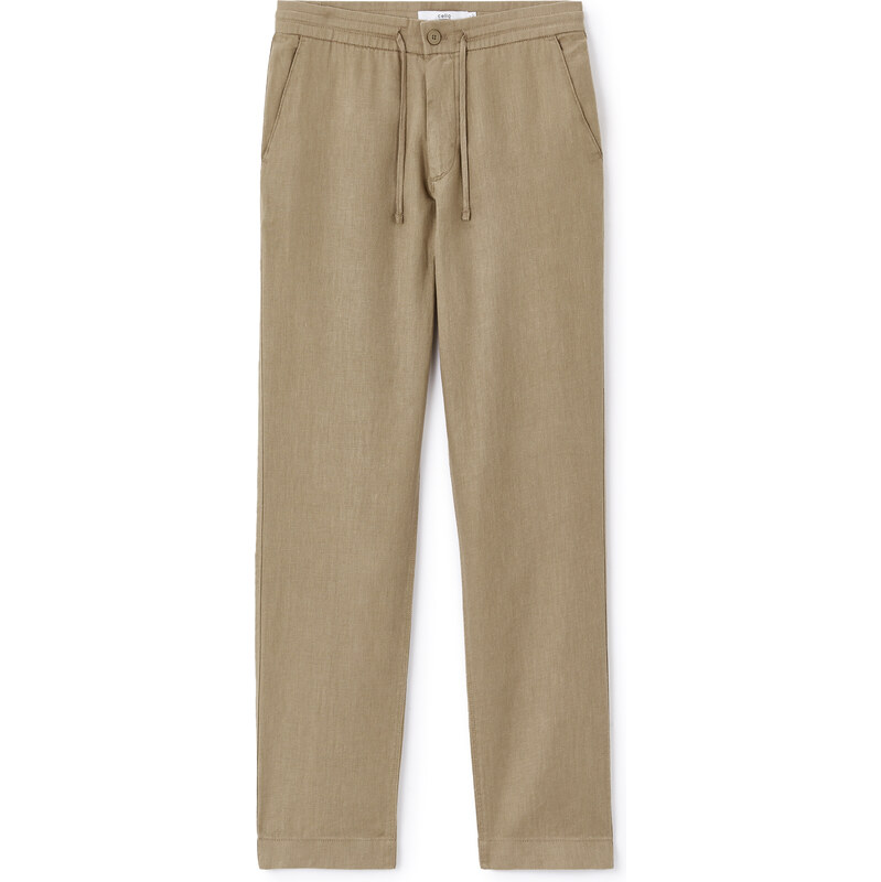 Celio Linen Trousers Dolinus - Mens 64681273