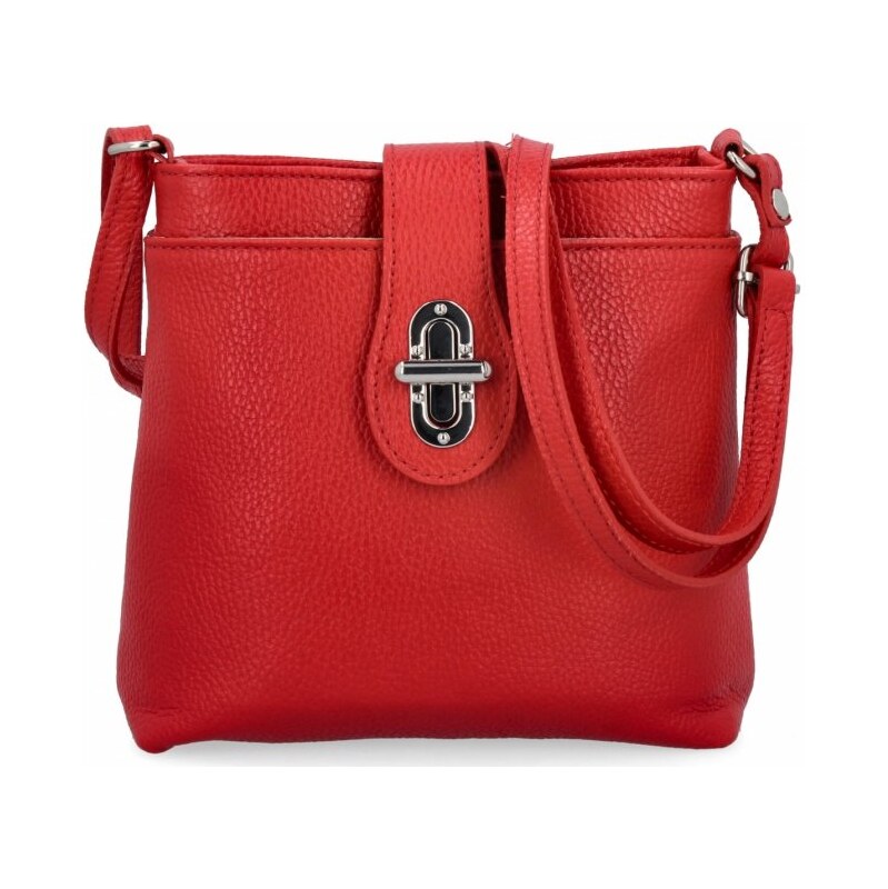 Vittoria Gotti Elegantná Talianska Kožená Kabelka Listonoška 201 63286144