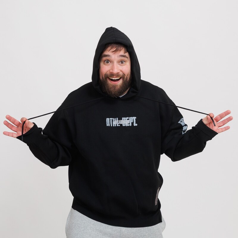 Guess Midho Hoodie Sweatshirt BLACK 63289252