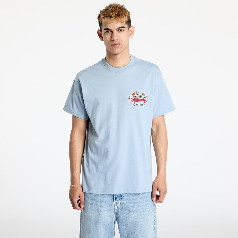 Tričko Carhartt WIP Crab Paint Short Sleeve T-Shirt UNISEX Frosted 63251170