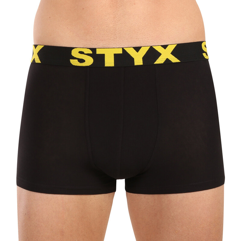 Pánske boxerky Styx športová guma čierne (G6960) 63297204