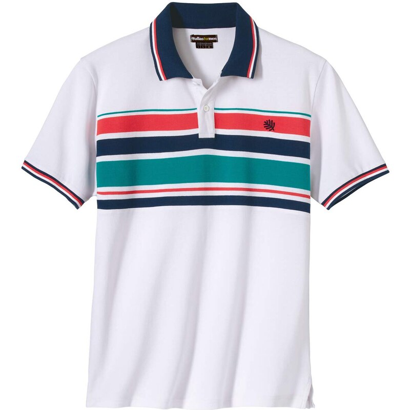 Polokošeľa z piké úpletu Sport Atlas For Men Pruhovaná 50336978