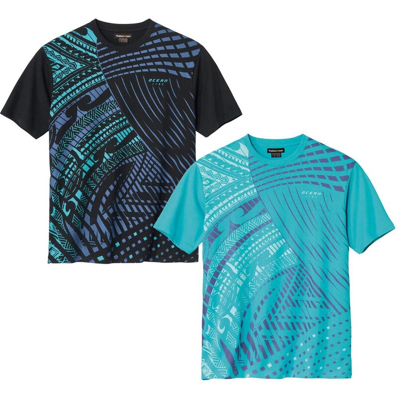 Sada 2 tričiek Ocean Line Atlas For Men So vzorom 63105691