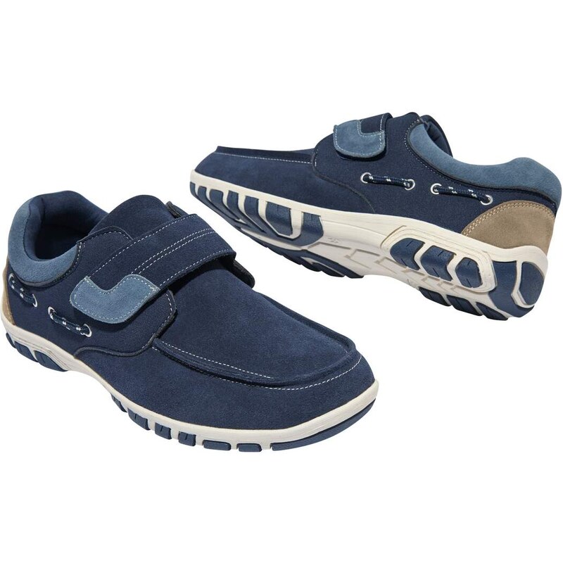 Mokasíny na suchý zips v štýle obuvi na loď Atlas For Men Modrá 63105687