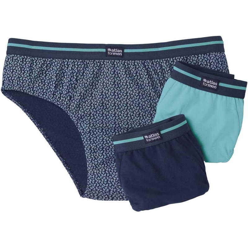 Sada 3 slipov Atlas For Men Atlas For Men Modrá 51511438