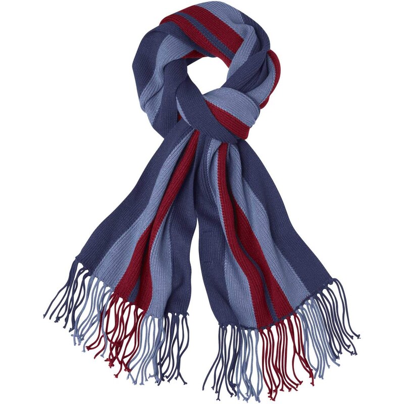 Prúžkovaný pletený šál Atlas For Men Pruhovaná 49153567