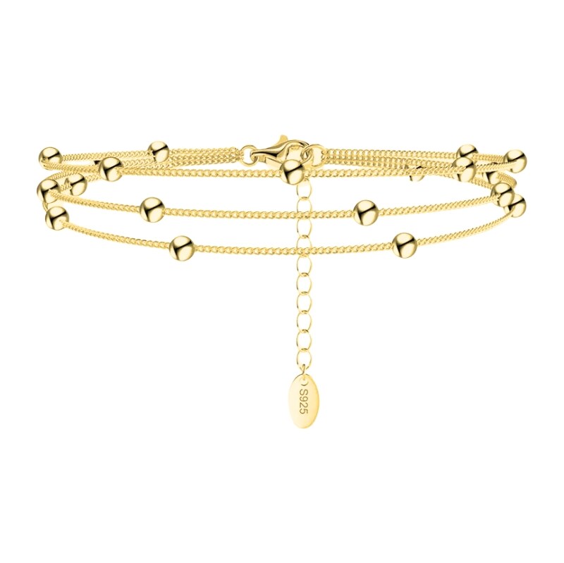 MAJYA Strieborný náramok KASHA pozlátený 11788 65000812