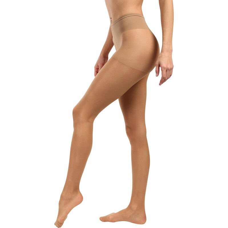 Dámske silónové pančuchové nohavice Golden Lady Comfort 20 DEN béžové 63297201