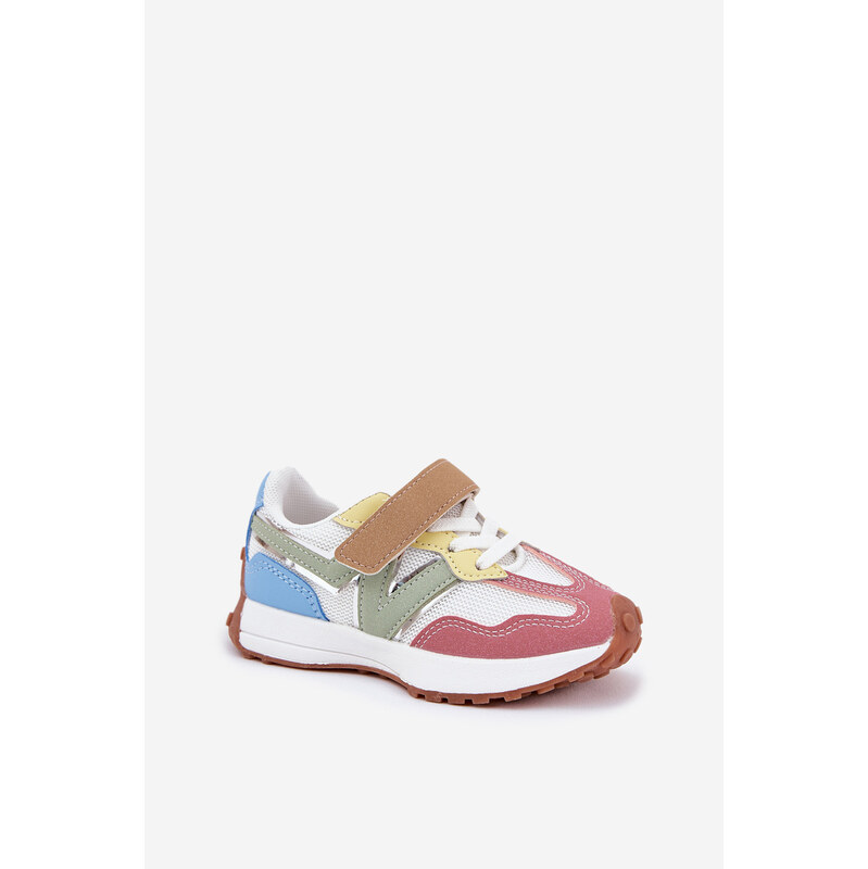 Boto Detské tenisky na suchý zips multikolor Tezzu 64680359