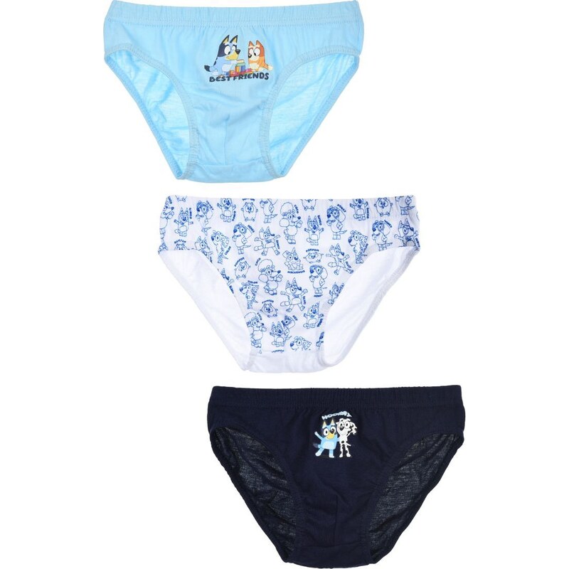 BASIC Súprava bavlnených chlapčenských slipov Bluey 65151841