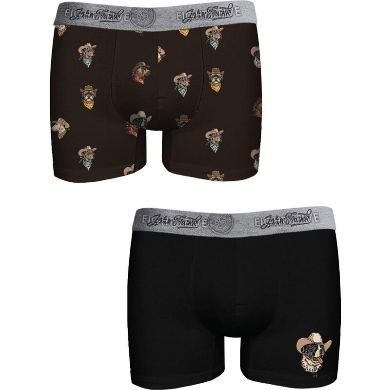 Pánske boxerky John Frank JF2BEF43 2pack 64236765