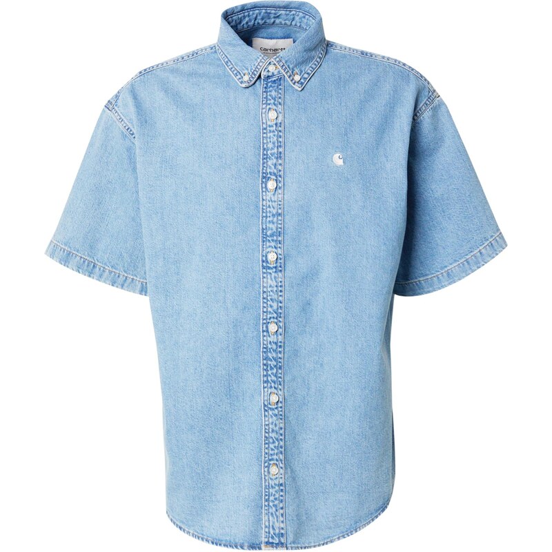 Carhartt WIP Košeľa Lucas svetlomodrá 63311120