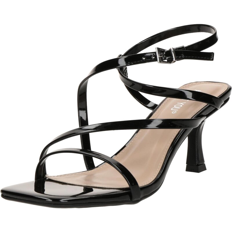 ABOUT YOU Remienkové sandále Naomi čierna 63311302