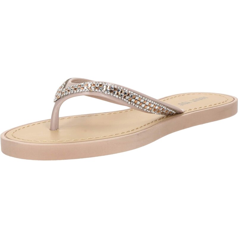 ABOUT YOU Žabky Paulina telová / zlatá / strieborná 63311311