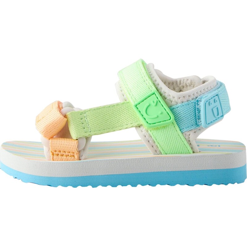 Next Otvorená obuv svetlomodrá / žltá / svetlozelená 63310603