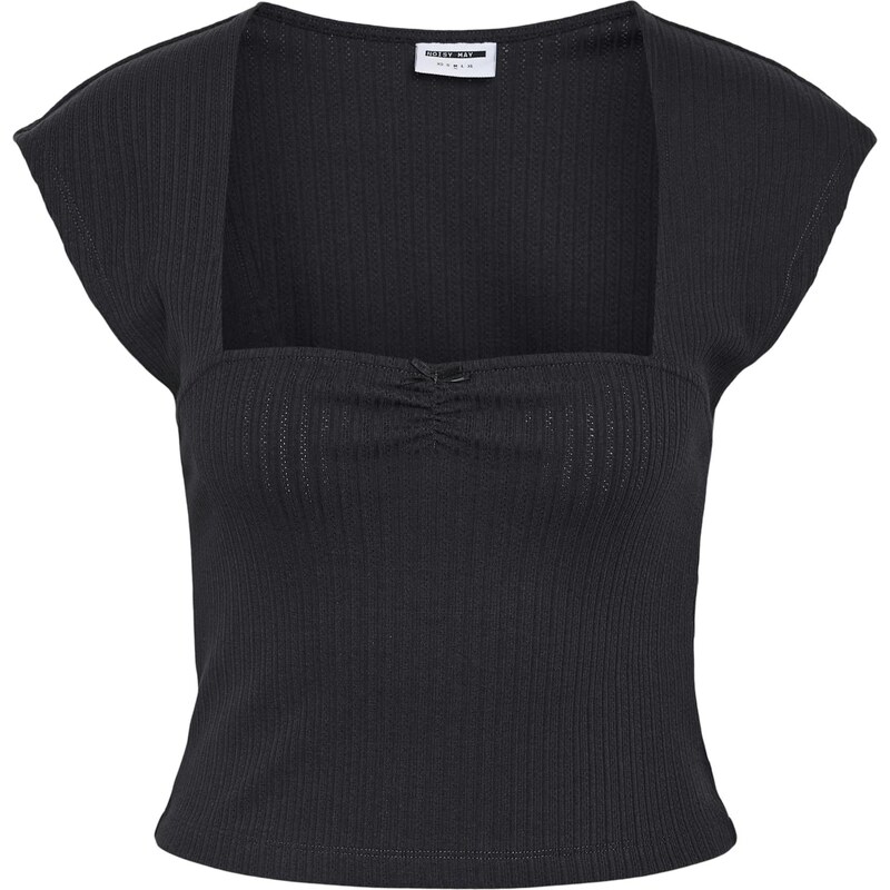 Noisy may Tričko NMSELENA tmavosivá 63311380